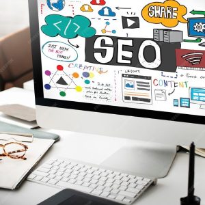 Conceito de Search Engine Optimization e Zero-Click Search